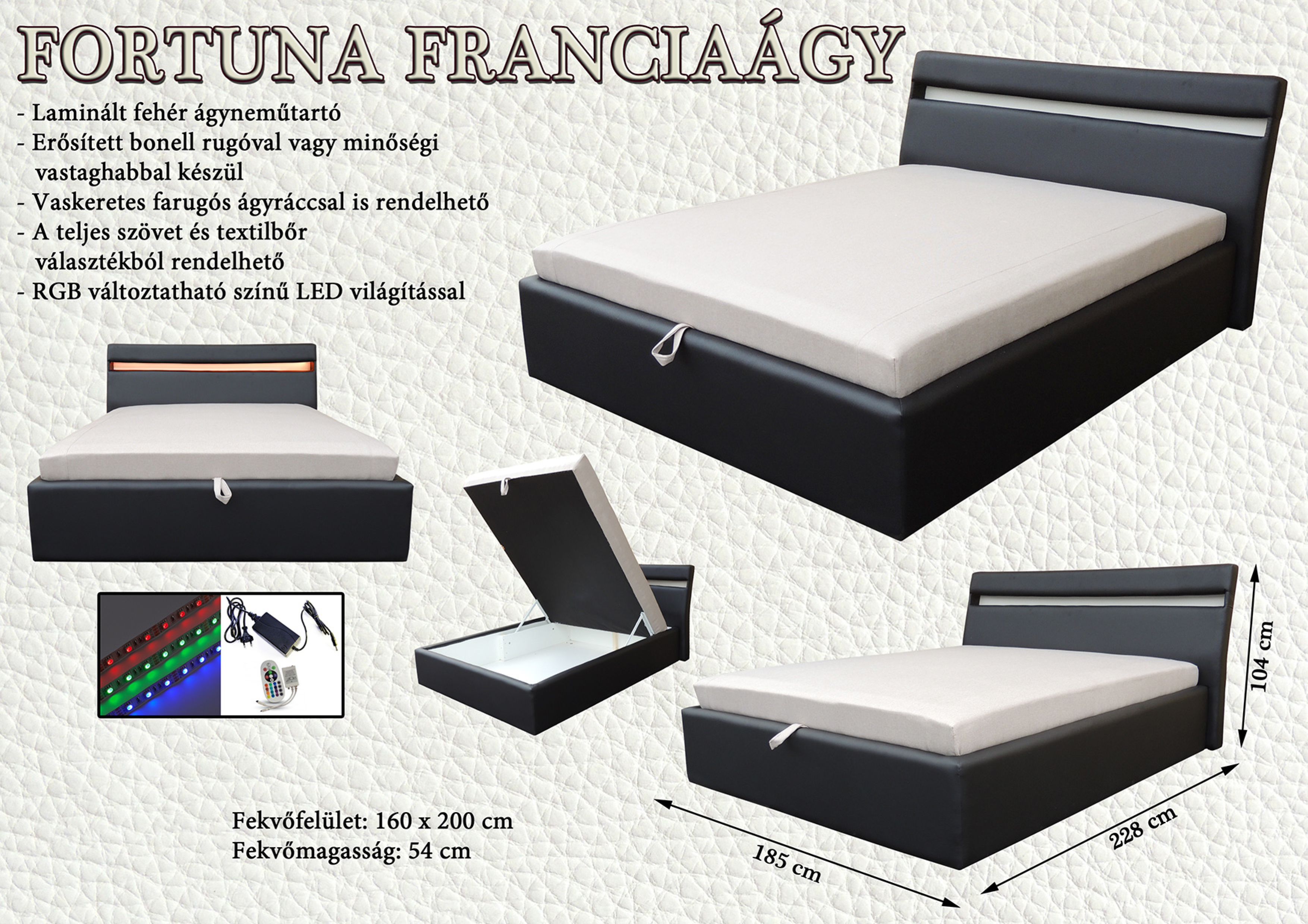 Fortuna franciaágy